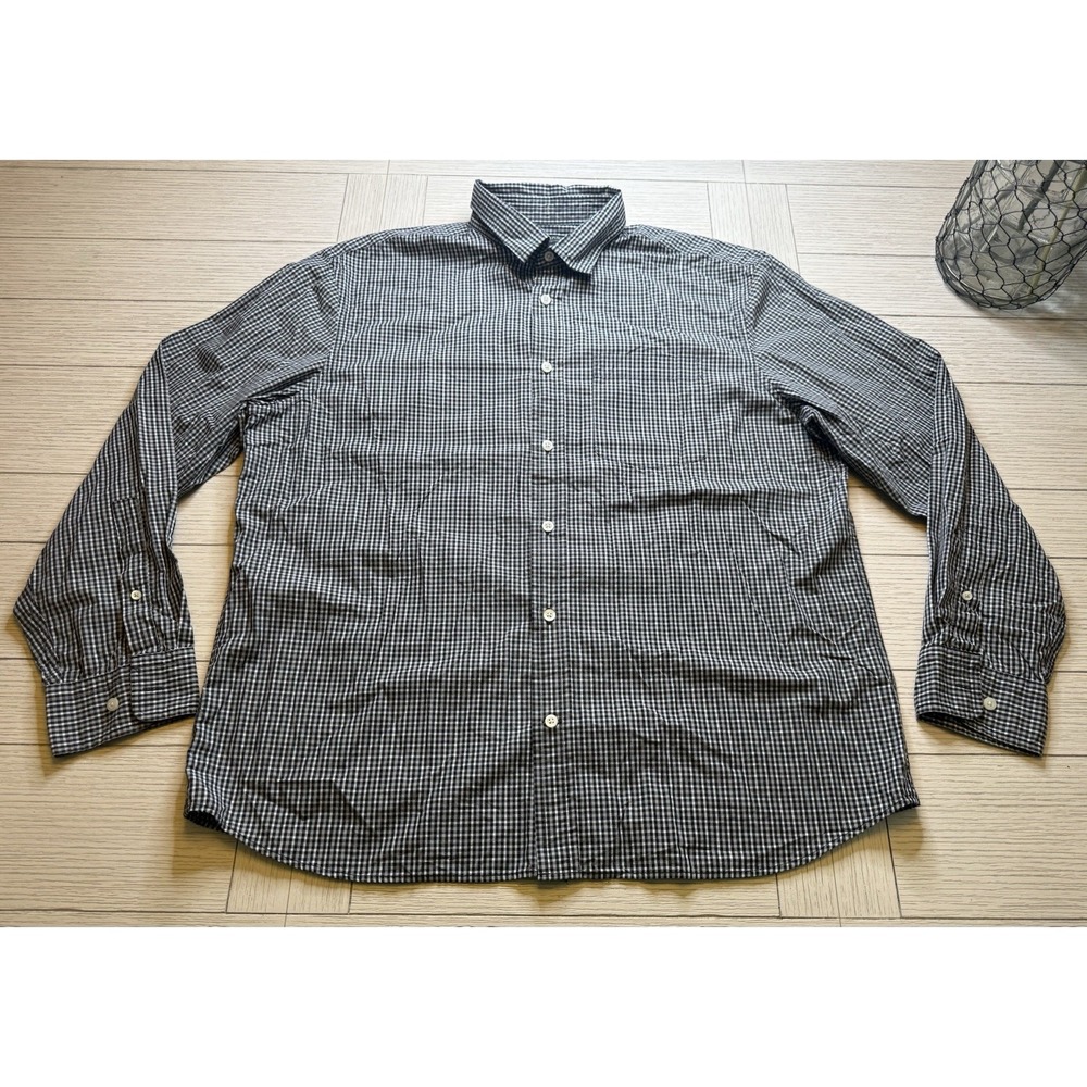 Banana Republic Men's XL Untucked Standard Fit Casual Button‎ Down Cotton Shirt